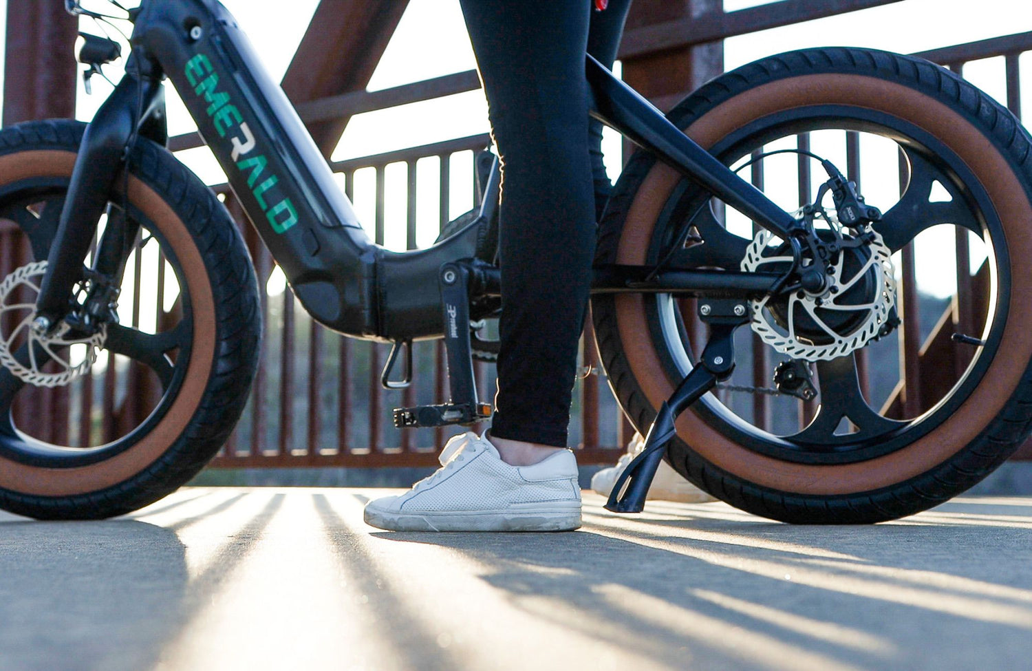 Up-close shot of Emerald Ebike maintenance