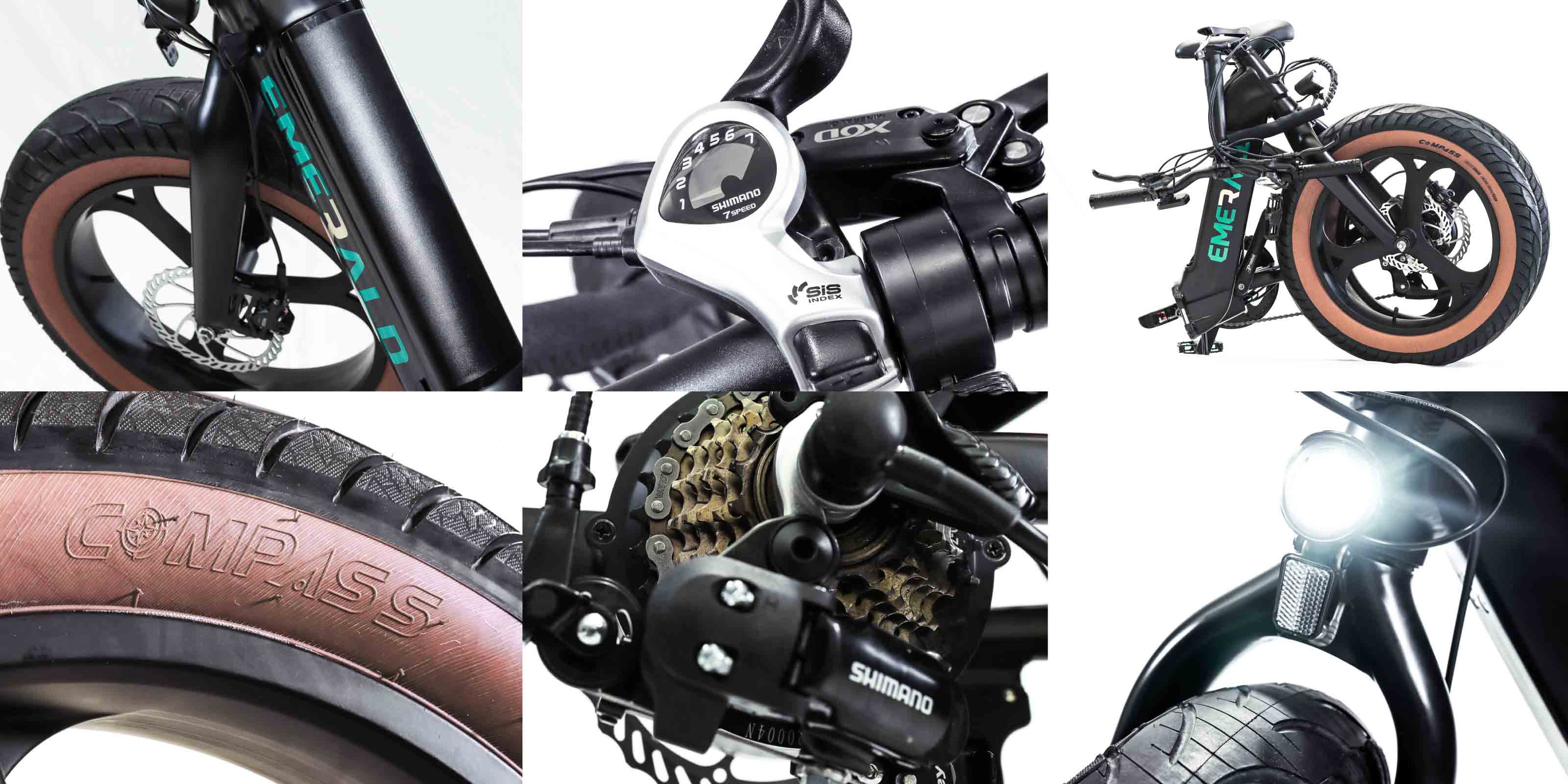 detailed images of the features of the emerald fold