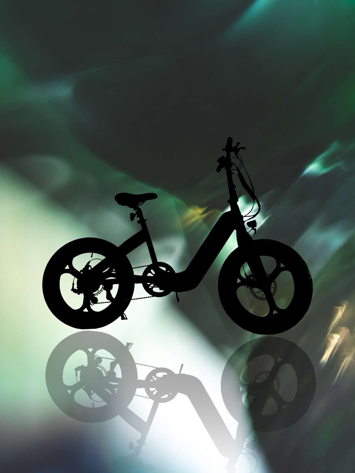 dark silhouette of the emerald fold