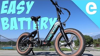 Emerald E-bike has an easy battery